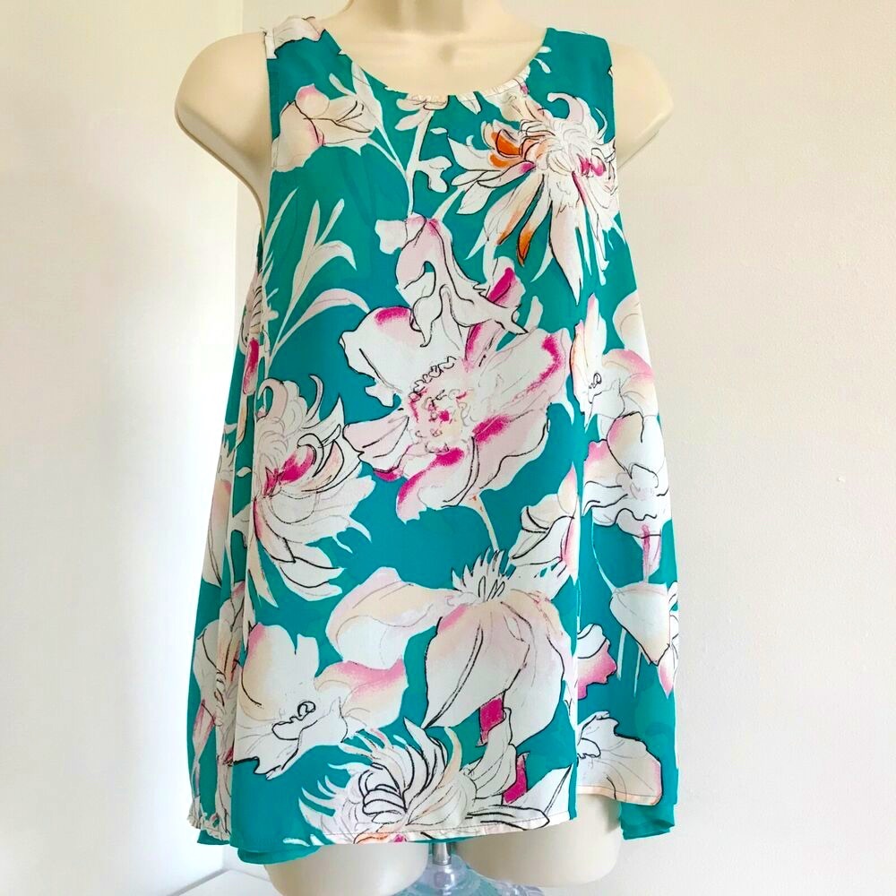 Turquoise Label Rachel Rachel Roy Floral Blouse